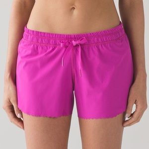 Hot pink Lululemon shorts